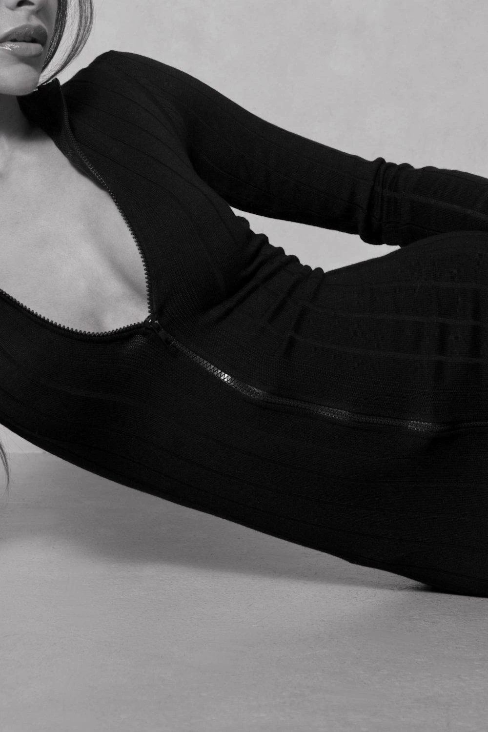 Engineered Bodycon Knitted Mini Dress 5 Engineered Bodycon Knitted Mini Dress - Image 3