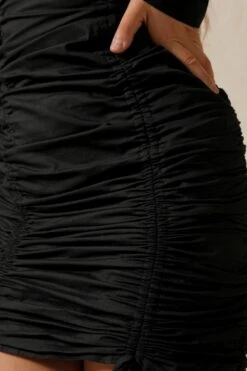 Missé Ruched Cup Detail Mini Dress 13 Missé Ruched Cup Detail Mini Dress -Dress Sales Store black missC3A9 ruched cup detail mini dress 5