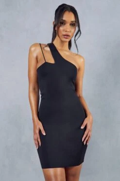 Premium Knitted Double Strap Mini Dress