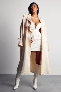 Premium Satin Plunge Corset Dress 10 Premium Satin Plunge Corset Dress -Dress Sales Store ivory premium satin plunge corset dress 3