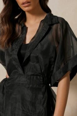 Front Page -Dress Sales Store neave black mesh dress 1