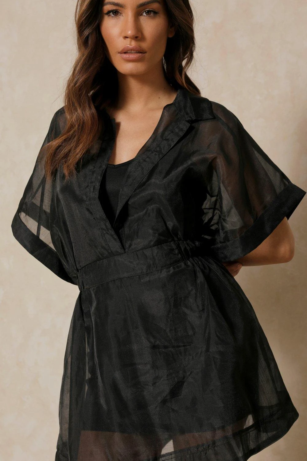 Neave Black Mesh Dress 7 Neave Black Mesh Dress - Image 5