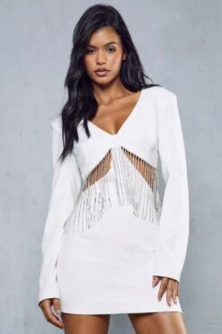 Diamante Chain Mini Dress